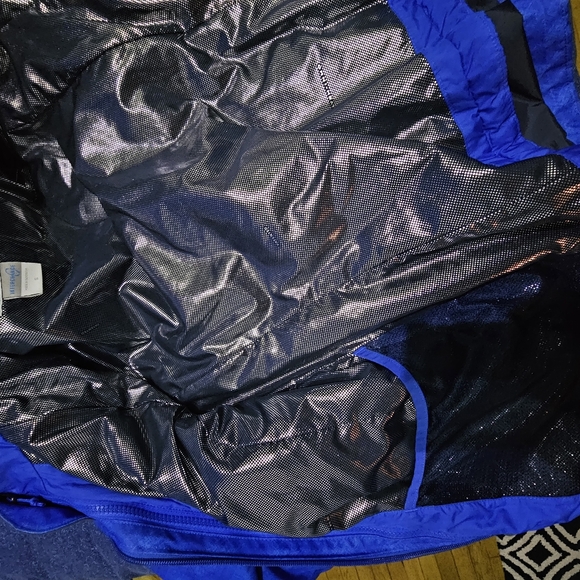 Columbia omniheat Size SWinter jacket removable hood and jacket Royal Blue - Picture 8 of 9